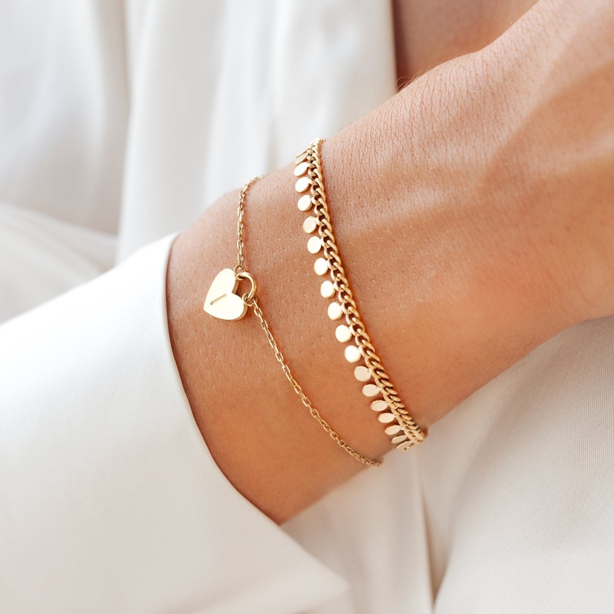 "Initial Heart" Bracelet - Milas Jewels Shop