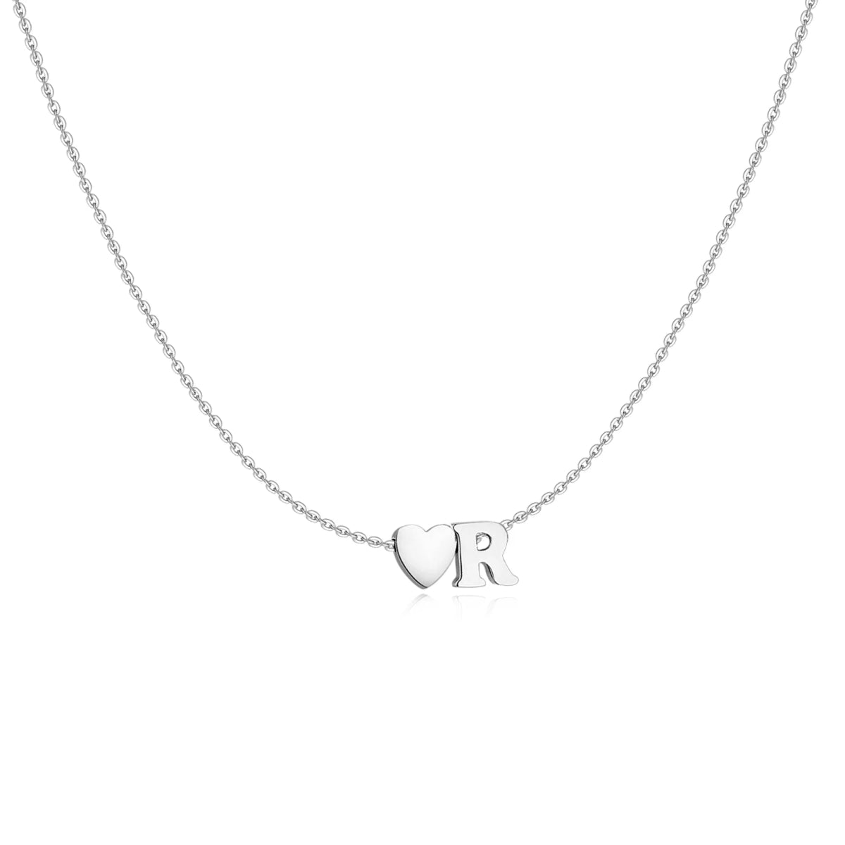 925 Sterling Silver Initial Letter R in Rope Circle Charm Pendant Necklace  | eBay