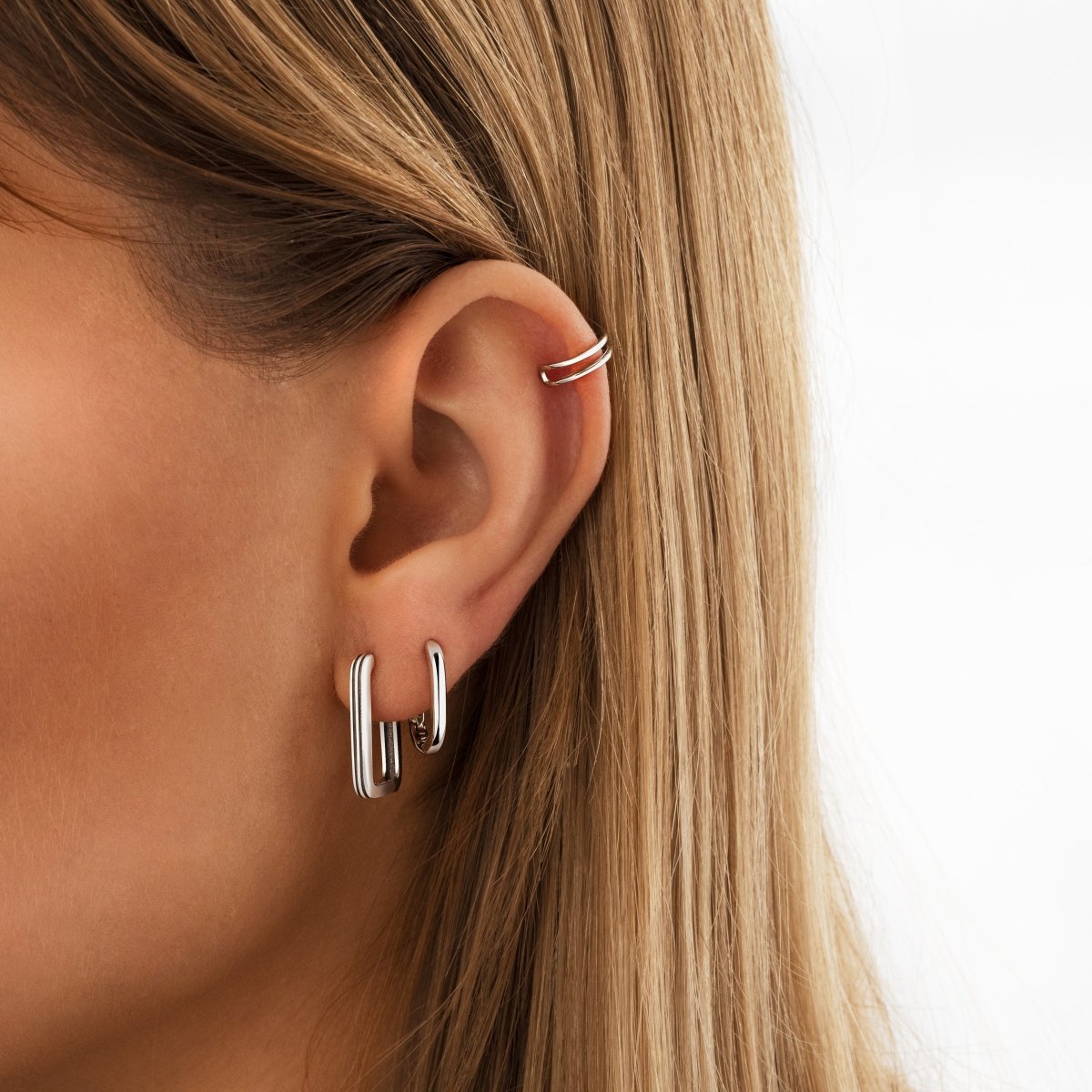"Link Shape" Earrings - Milas Jewels Shop