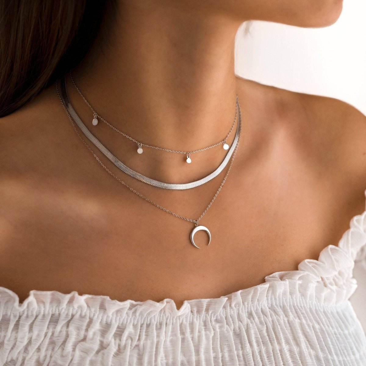 "Moon" Necklace - Milas Jewels Shop