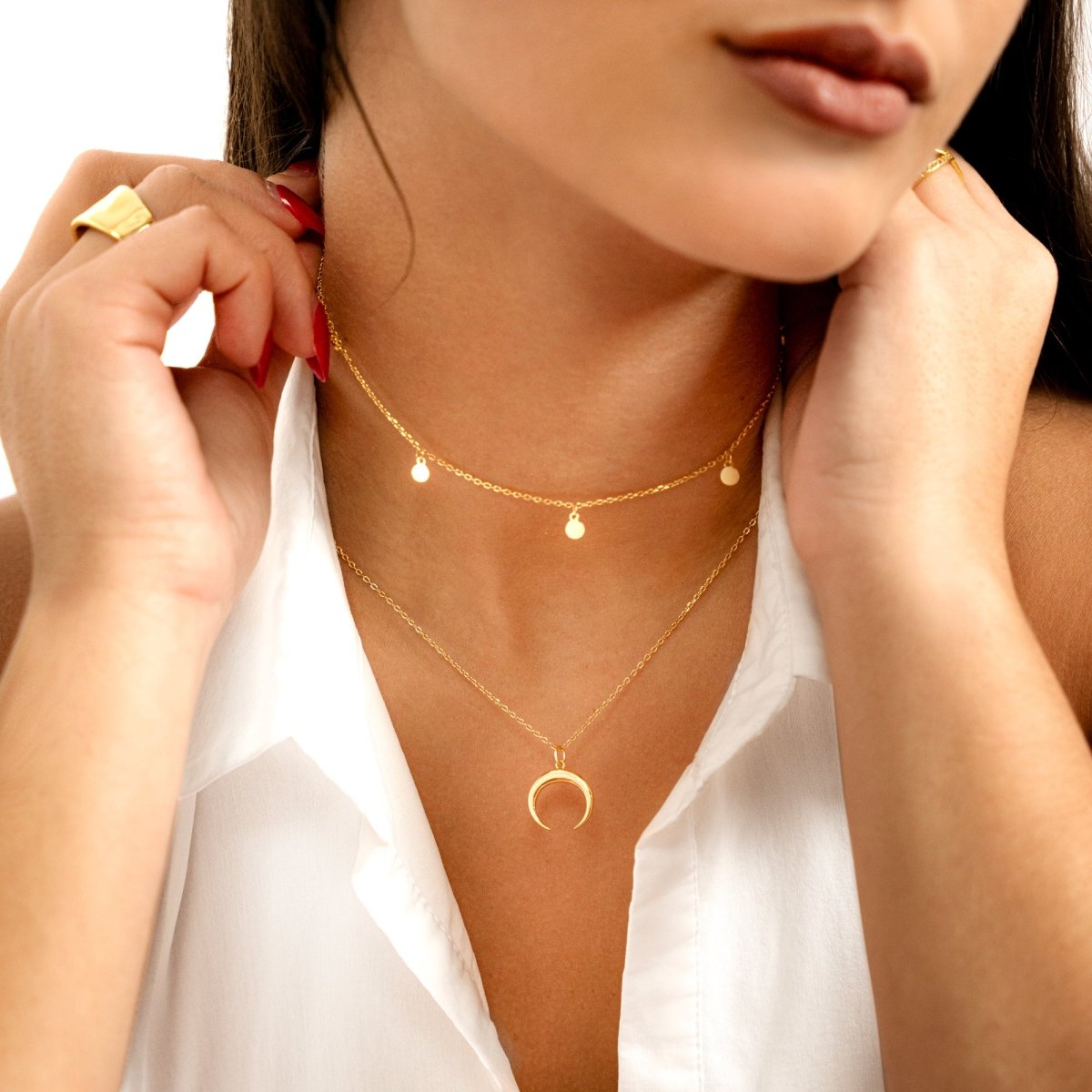 "Moon" Necklace - Milas Jewels Shop