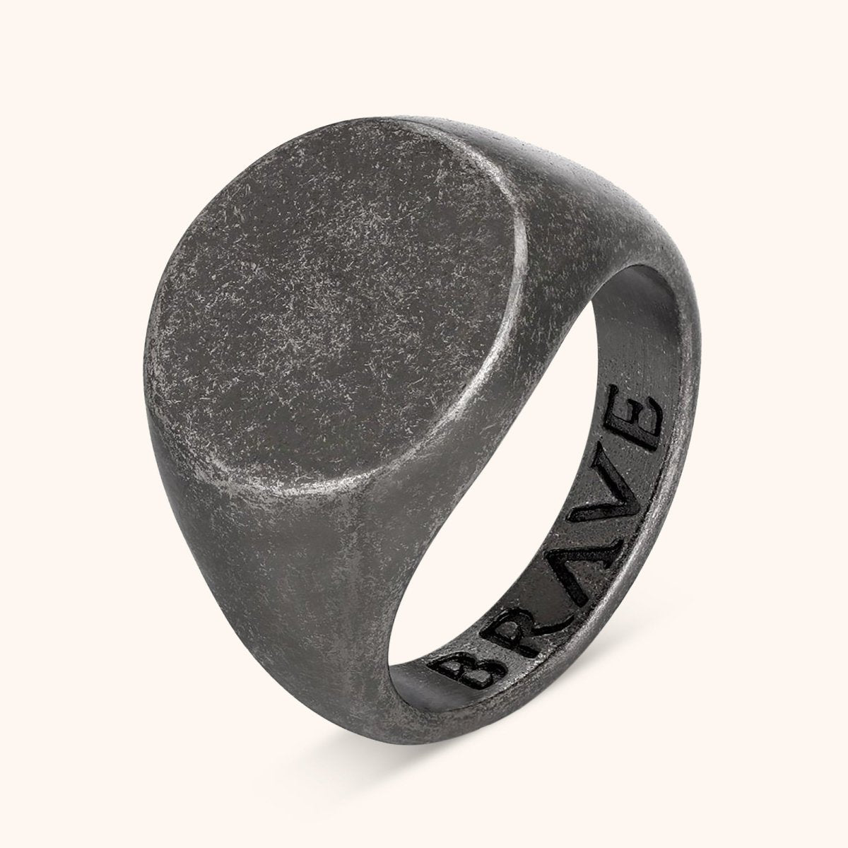 "Shadow" BRAVE Men's Ring - Milas Jewels Shop