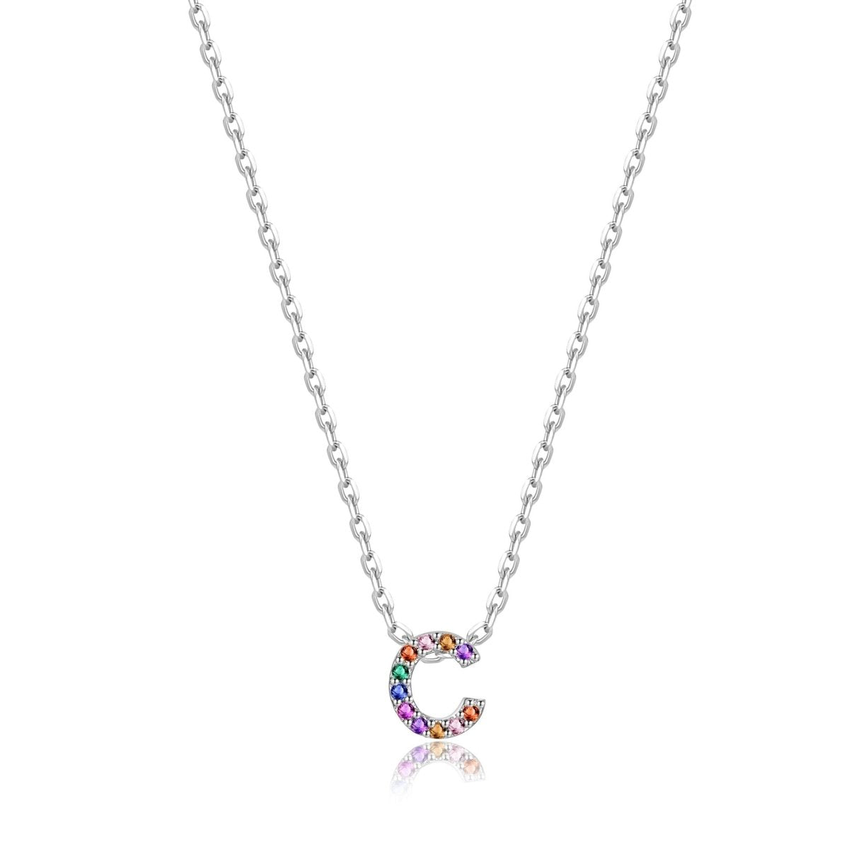 "Shinny Initial" Necklace - Milas Jewels Shop