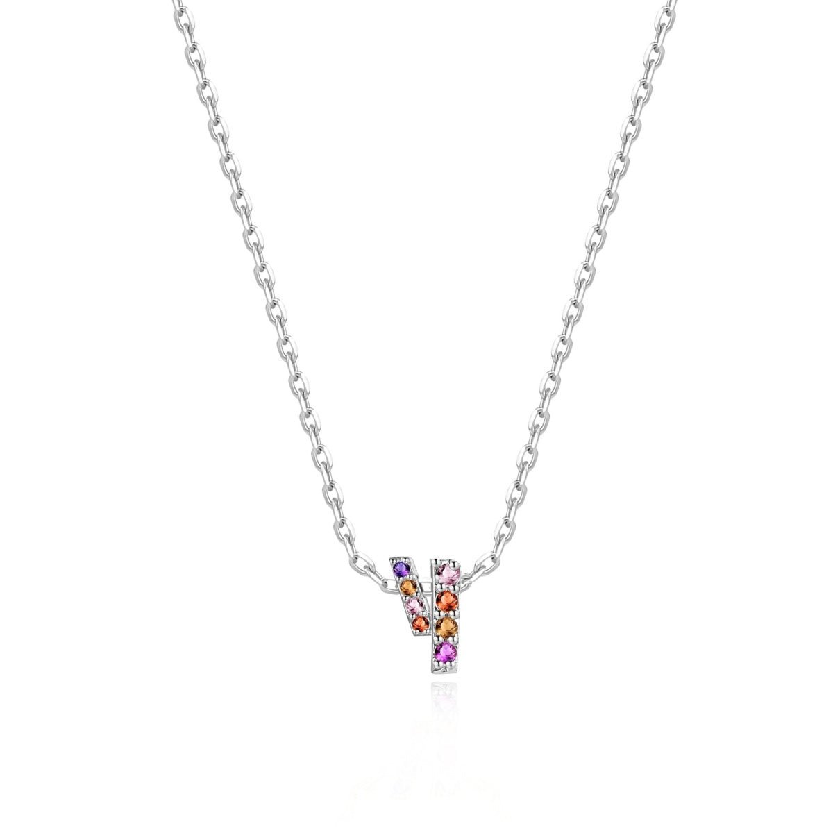 "Shinny Initial" Necklace - Milas Jewels Shop