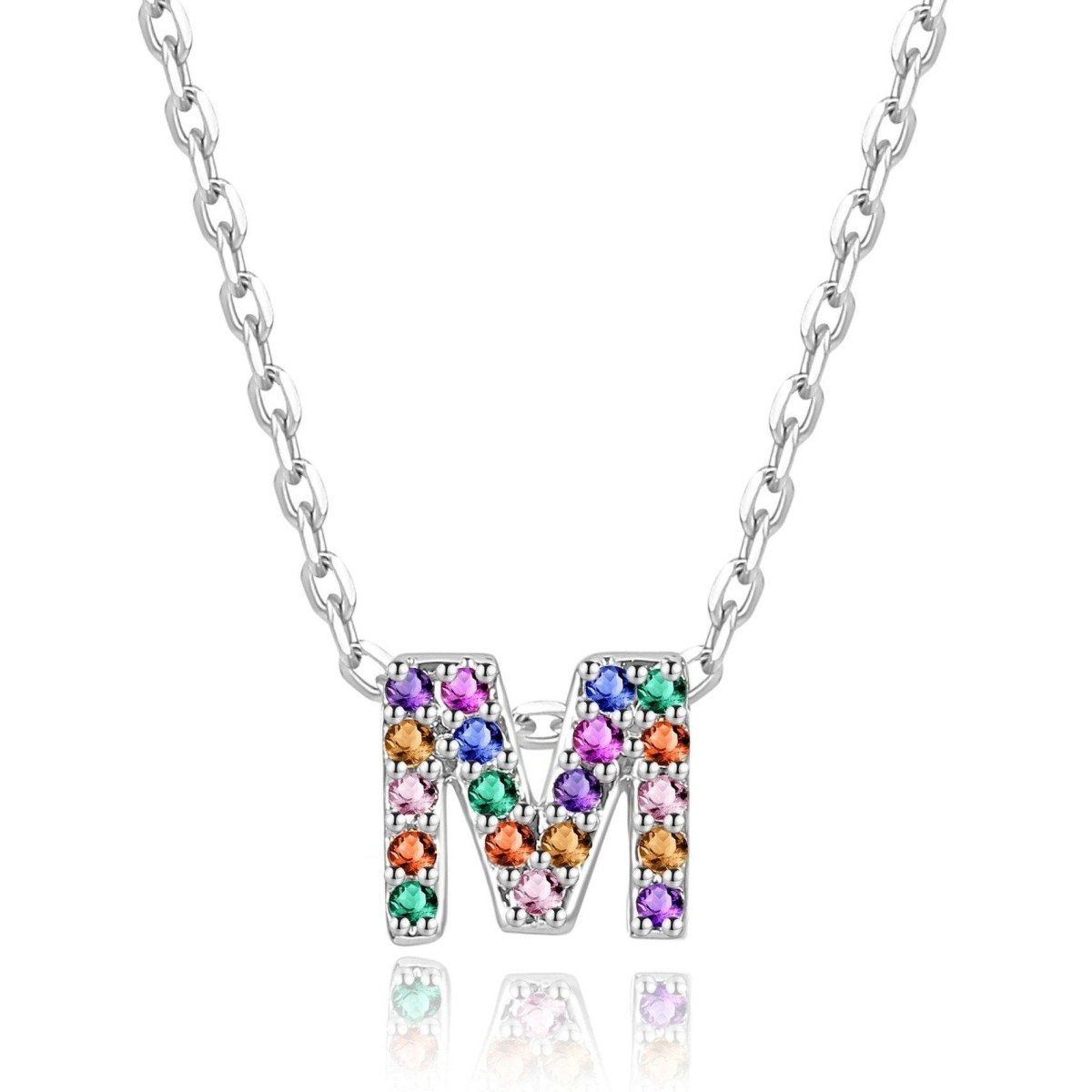 "Shinny Initial" Necklace - Milas Jewels Shop