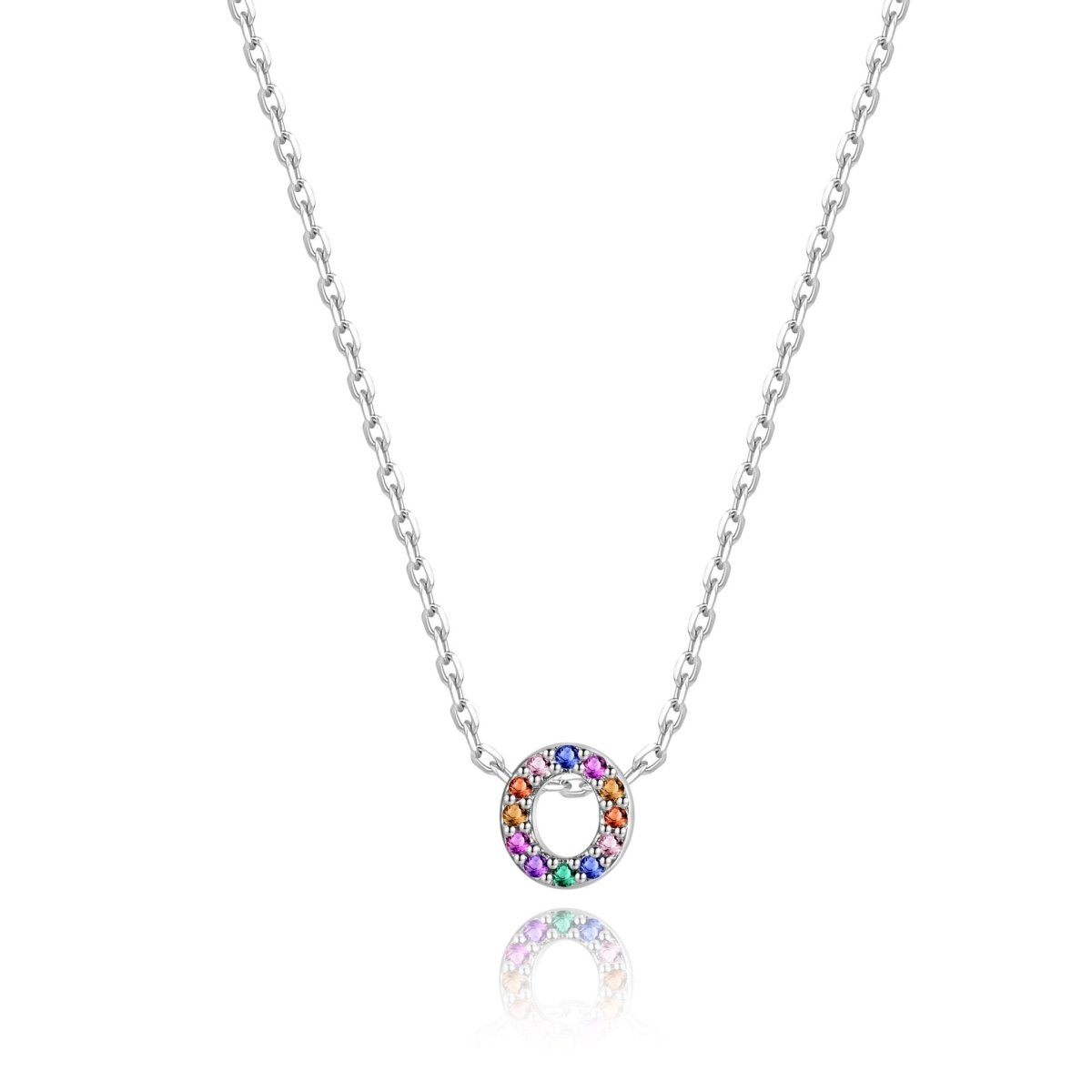 "Shinny Initial" Necklace - Milas Jewels Shop