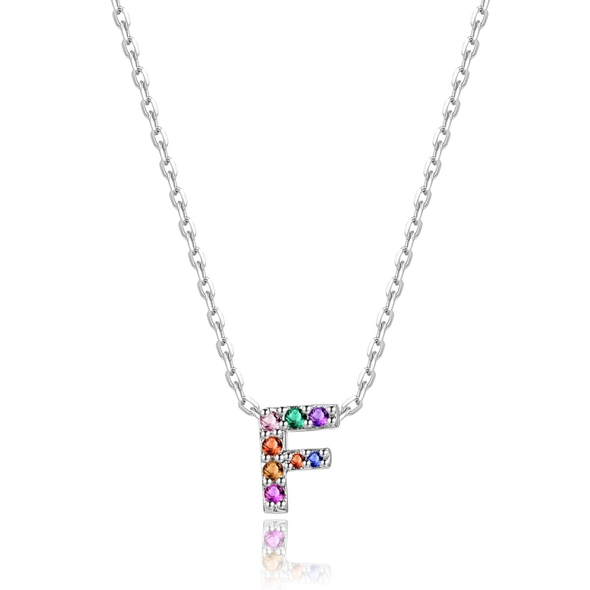 "Shinny Initial" Necklace - Milas Jewels Shop