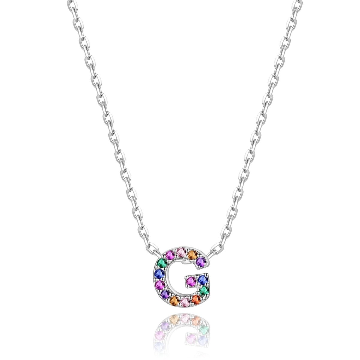 "Shinny Initial" Necklace - Milas Jewels Shop