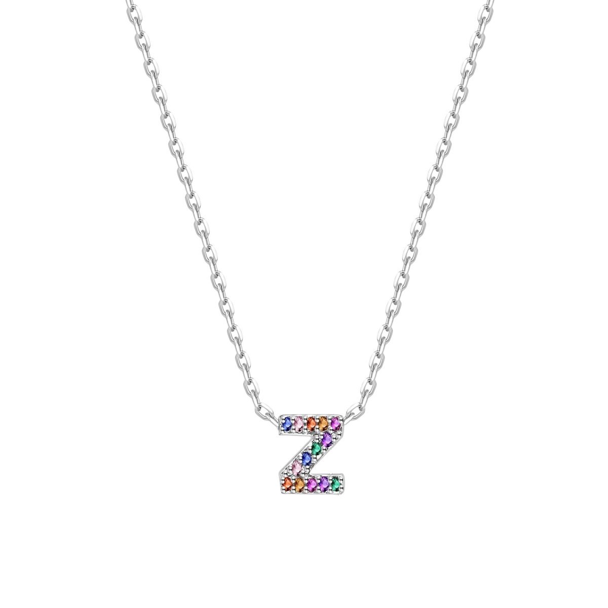 "Shinny Initial" Necklace - Milas Jewels Shop