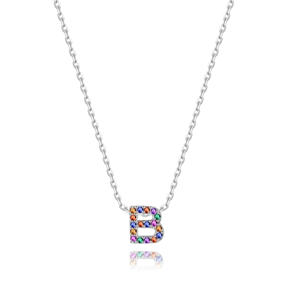 "Shinny Initial" Necklace - Milas Jewels Shop