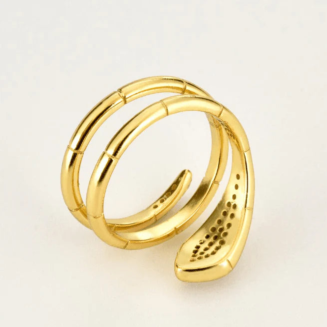 "Coiled Snake" Ring - Milas Jewels Shop
