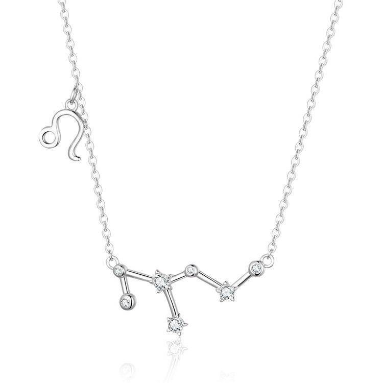 Zodiac constellation shop necklace silver